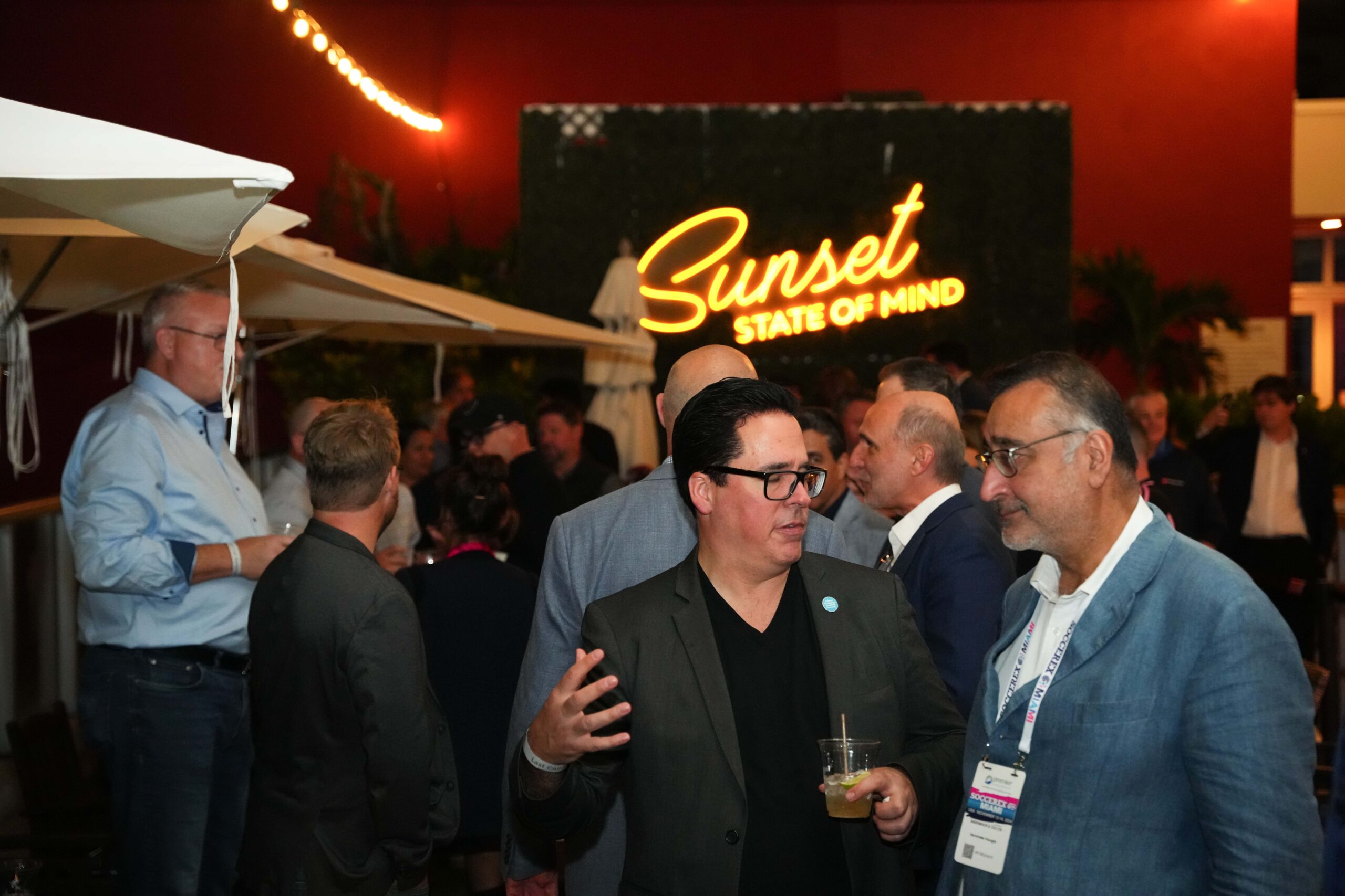Soccerex - Social Event HOLLYWOOD, FLORIDA - NOVEMBER 14: Days 2 social event at Sunset Bar Fort Lauderdale on November 14, 2024 in Hollywood, Florida. (Photo by Rich Storry/Getty Images for Soccerex)