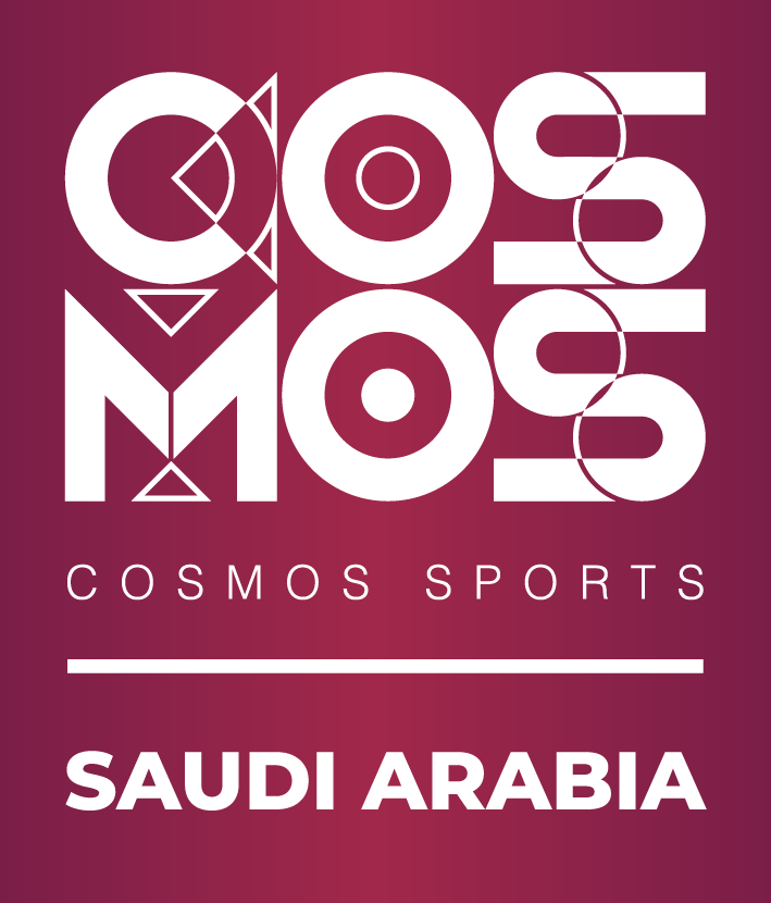 Cosmos Sports KSA - Logo Red Reversed Cosmos Sports KSA - Logo Red Reversed