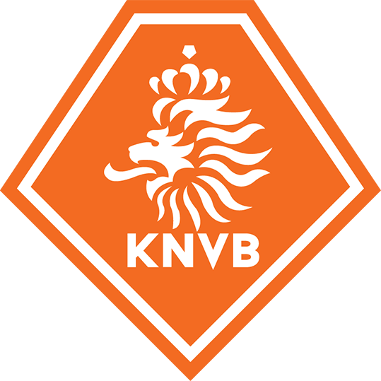 KNVB logo 70x70 oranje - wit def KNVB logo 70x70 oranje - wit def